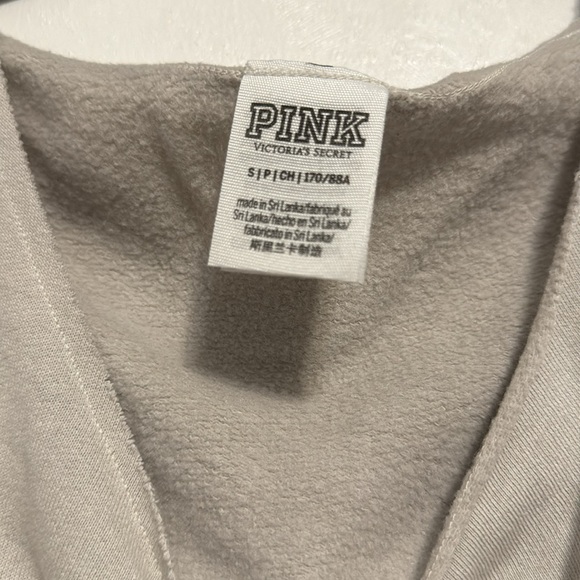 Victoria’s Secret PINK - Off The Shoulder Grey Tie Dye Sweatshirt - (make offer) - Picture 3 of 3